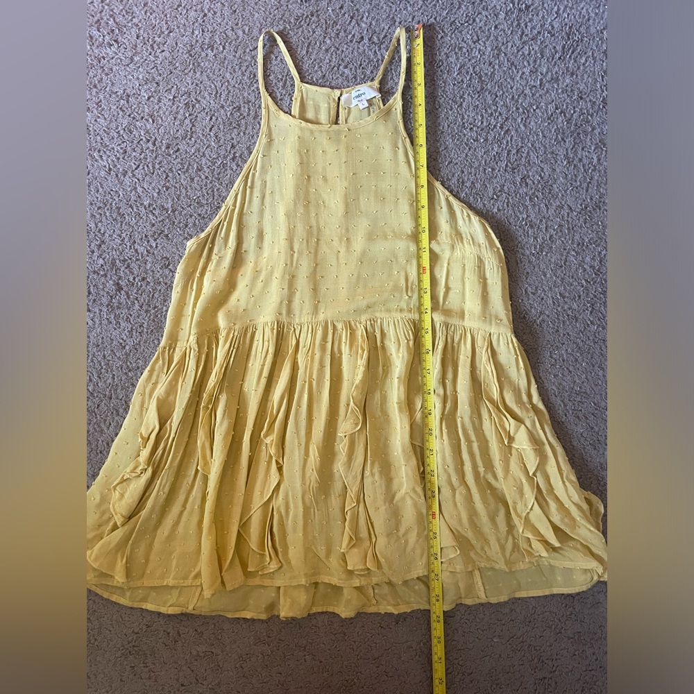 NWOT Halter Ruffle Spaghetti Strap Tank Top - Picture 2 of 6
